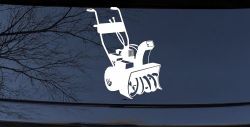 Snow Blower Business Window Lettering Sign Car or Truck Window Decal Sticker
