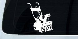 Snow Blower Business Window Lettering Sign Car or Truck Window Decal Sticker