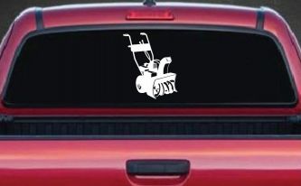 Snow Blower Business Window Lettering Sign Car or Truck Window Decal Sticker