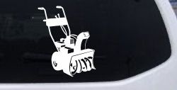 Snow Blower Business Window Lettering Sign Car or Truck Window Decal Sticker