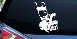 Snow Blower Business Window Lettering Sign Car or Truck Window Decal Sticker