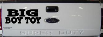 Big Boy Toy Off Road Car or Truck Window Decal Sticker (Matte Black)