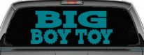 Big Boy Toy Off Road Car or Truck Window Decal Sticker (Turquoise Blue)