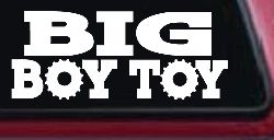 Big Boy Toy Off Road Car or Truck Window Decal Sticker