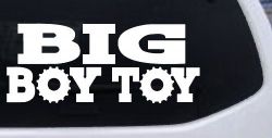 Big Boy Toy Off Road Car or Truck Window Decal Sticker