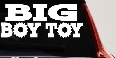 Big Boy Toy Off Road Car or Truck Window Vinyl Decal Sticker