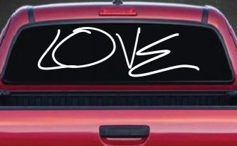 Love Car or Truck Window Decal Sticker
