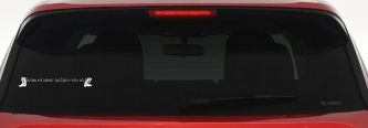 Im From The Country Car or Truck Window Decal Sticker (White)