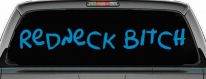 Redneck Bitch Funny Country Car or Truck Window Decal Sticker (Blue)
