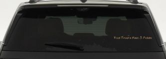 Real Trucks Have 3 Pedals Off Road Car or Truck Window Decal Sticker (Light Brown)