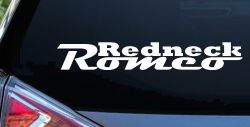 Redneck Romeo Country Car or Truck Window Decal Sticker