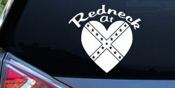 Redneck At Heart Country Car or Truck Window Decal Sticker