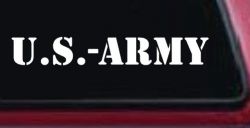 US Army Military Car or Truck Window Decal Sticker