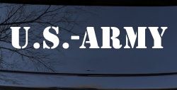 US Army Military Car or Truck Window Decal Sticker