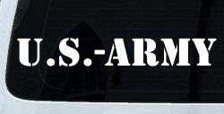 US Army Military Car or Truck Window Decal Sticker