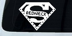 Super Redneck Country Car or Truck Window Decal Sticker