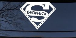 Super Redneck Country Car or Truck Window Decal Sticker
