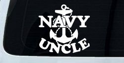 Navy Uncle Military Car or Truck Window Decal Sticker
