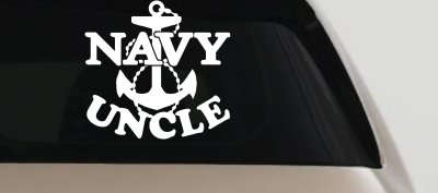 Navy Uncle Military Car or Truck Window Vinyl Decal Sticker