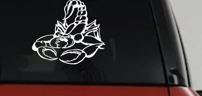 Mean Scorpion Car or Truck Window Vinyl Decal Sticker