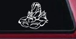 Mean Scorpion Car or Truck Window Decal Sticker