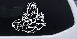 Mean Scorpion Car or Truck Window Decal Sticker