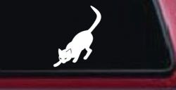 Cat Stalking Car or Truck Window Decal Sticker