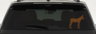 Donkey Jackass Mule Car or Truck Window Vinyl Decal Sticker (Copper)
