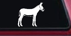 Donkey Jackass Mule Car or Truck Window Decal Sticker
