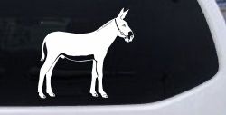 Donkey Jackass Mule Car or Truck Window Decal Sticker