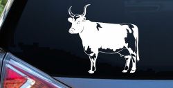 Cow Bull Car or Truck Window Decal Sticker
