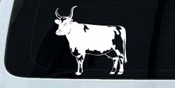 Cow Bull Car or Truck Window Decal Sticker