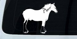 Clydesdale Horse Car or Truck Window Decal Sticker