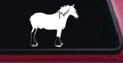 Clydesdale Horse Car or Truck Window Decal Sticker
