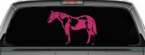 Paint Horse Car or Truck Window Vinyl Decal Sticker (Hot Pink)