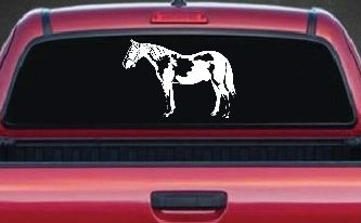 Paint Horse Car or Truck Window Decal Sticker