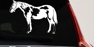 Paint Horse Car or Truck Window Vinyl Decal Sticker