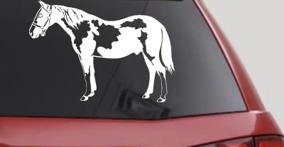 Paint Horse Car or Truck Window Vinyl Decal Sticker