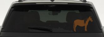 Shelton Pony Car or Truck Window Decal Sticker (Copper)