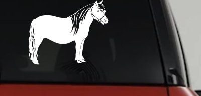 Shelton Pony Car or Truck Window Vinyl Decal Sticker