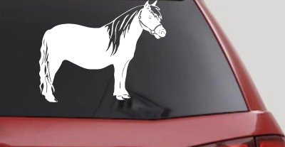 Shelton Pony Car or Truck Window Vinyl Decal Sticker