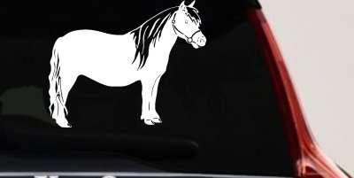 Shelton Pony Car or Truck Window Vinyl Decal Sticker