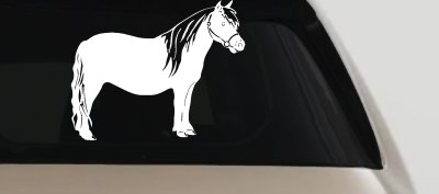 Shelton Pony Car or Truck Window Vinyl Decal Sticker