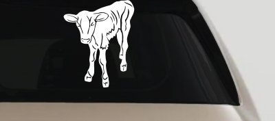 Baby Calf Car or Truck Window Vinyl Decal Sticker