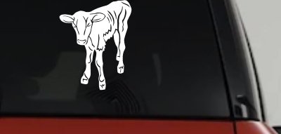 Baby Calf Car or Truck Window Vinyl Decal Sticker