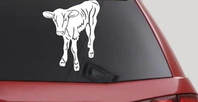 Baby Calf Car or Truck Window Vinyl Decal Sticker