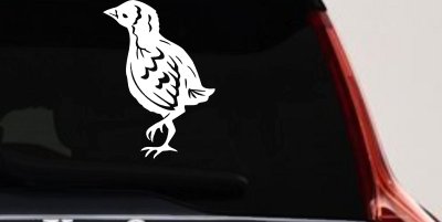 Baby Chick Car or Truck Window Vinyl Decal Sticker