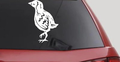 Baby Chick Car or Truck Window Vinyl Decal Sticker