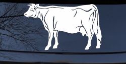 Solid Cow Car or Truck Window Decal Sticker