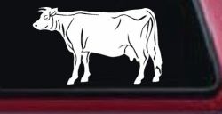 Solid Cow Car or Truck Window Decal Sticker